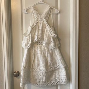 White, Aqua from Bloomingdales dress, size S